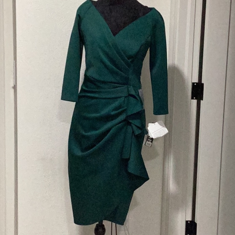 Green Wrap Dress